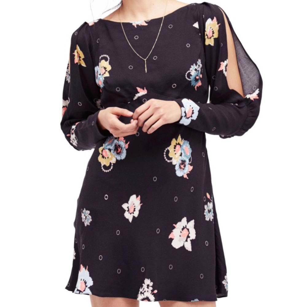 Free people sunshadows mini dress